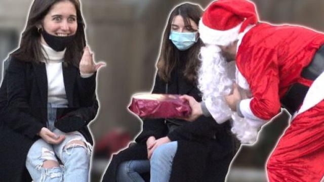 Les Inachev&eacute;s offrent des cadeaux dans les rues de Rennes &copy; Les Inachev&eacute;s (YouTube)