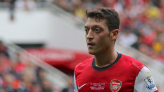 Mesut Ozil, centrocampista offensivo dell'Arsenal.