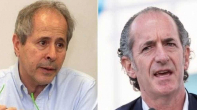 Andrea Crisanti critica l'uso dei tamponi rapidi in Veneto.