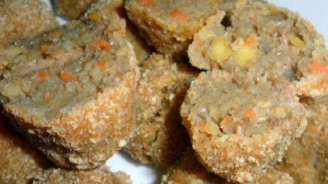 Polpette di lenticchie, un'idea alimentare per i vegani.