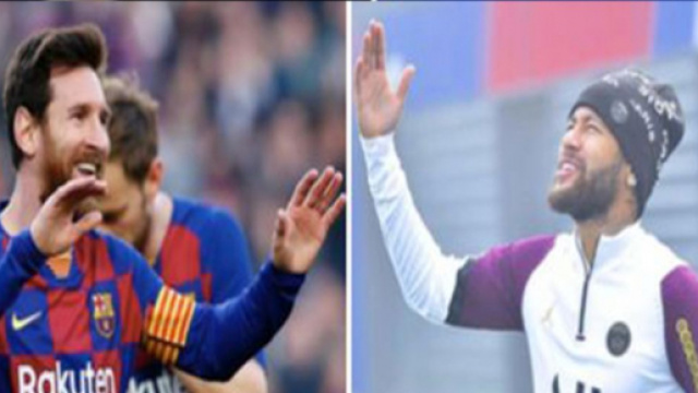 Neymar a fait un appel du pied pour jouer de nouveau avec lui la saison prochaine.&copy;leomessi/neyamarjr