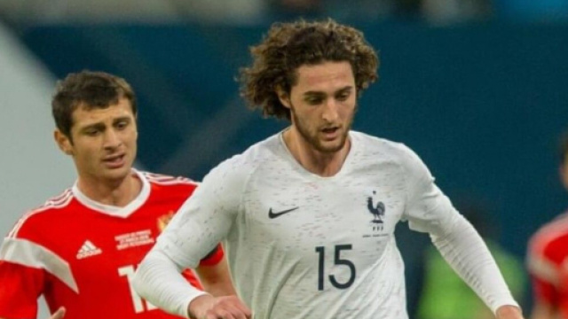 Adrien Rabiot, centrocampista della Juventus.