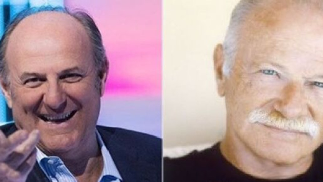 Gerry Scotti e Gino Paoli, due ex parlamentari.