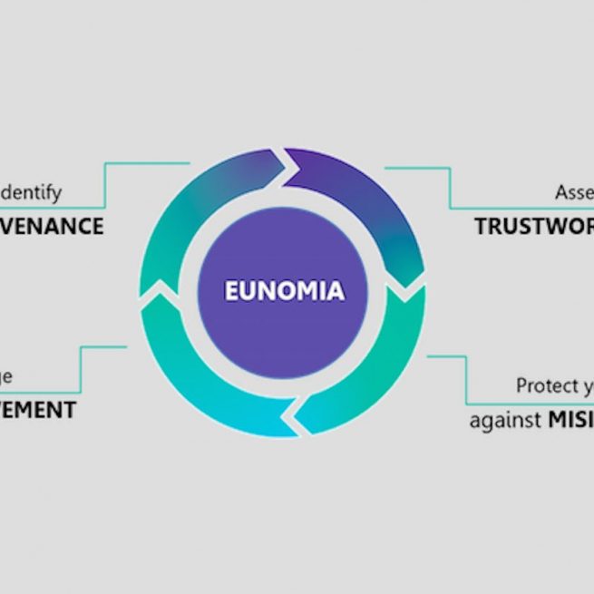 From Loukas to Matei, 4 members of the EUNOMIA project explain how we can fight misinformation &copy;EUNOMIA