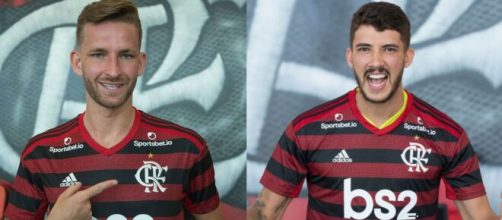 Gustavo Henrique e L&eacute;o Pereira decepcionam em primeira temporada no Flamengo. (Fotomontagem)