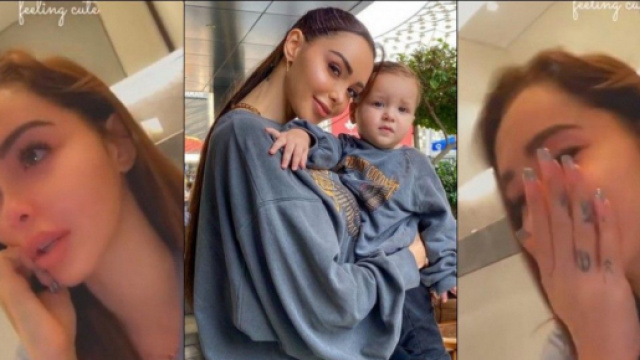 Nabilla Vergara craque et fond en larmes &agrave; cause des caprices de son fils Milann.