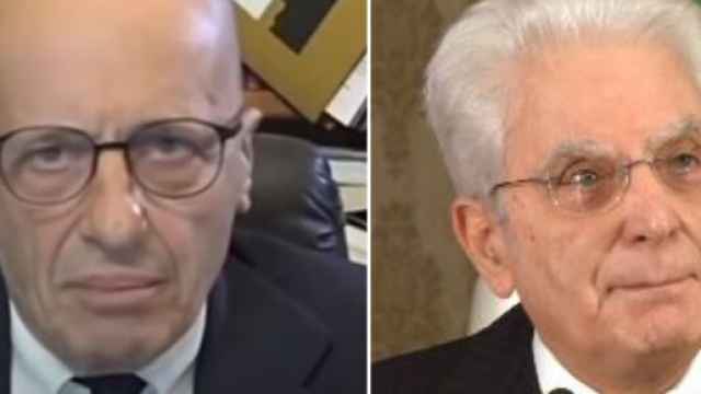 Alessandro Sallusti e Sergio Mattarella