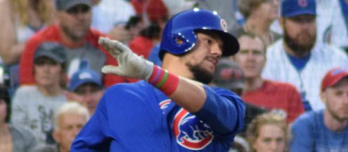 Kyle Schwarber was one of the many players that were non-tendered. [&copy; Ian D'Andrea-Wikimedia Commons]