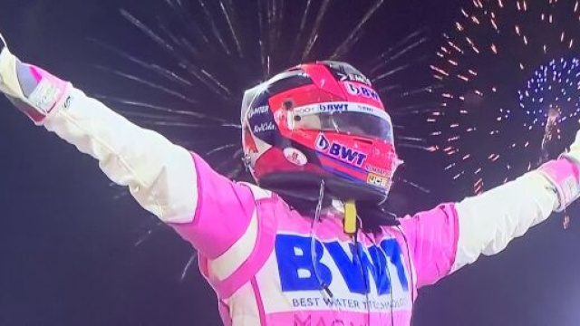Gp Sakhir: Perez vince la sua prima gara in Formula 1.