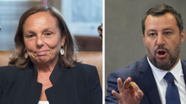 Matteo Salvini attacca Luciana Lamorgese.