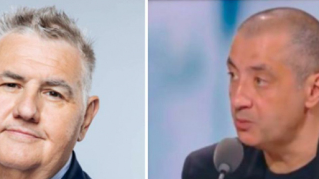 Vente OM : Pierre M&eacute;n&egrave;s tacle Mourad Boudjellal sur Twitter - &copy;montage Capture Canal+/RMC