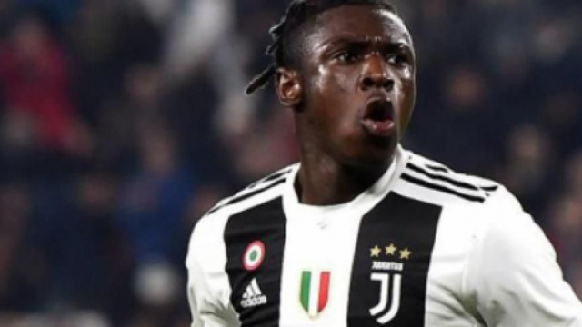 Moise Kean, ex punta della Juventus.