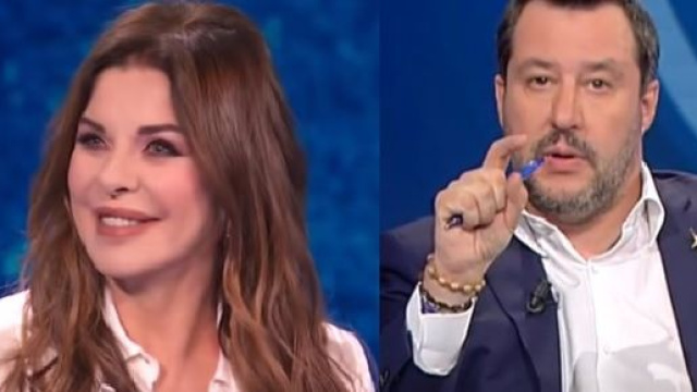 Alba Parietti e Matteo Salvini, prosegue il duello a distanza.