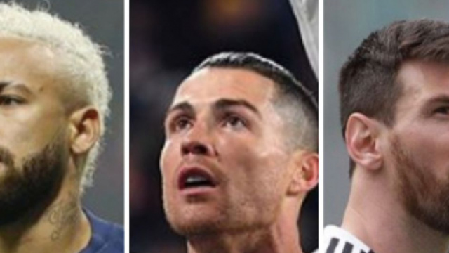 PSG: Neymar, Ronaldo et Messi . Credit: Instagram/neymarjr/cristiano/leomessi