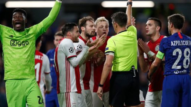 L'Uefa ha ammesso informalmente l'errore tecnico di Rocchi in Chelsea-Ajax.