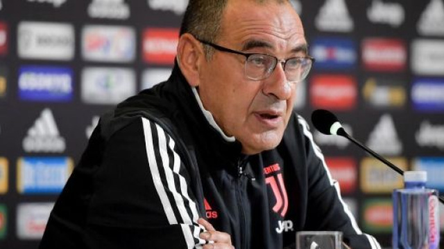 Maurizio Sarri, tecnico della Juventus.