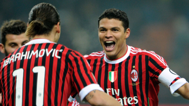 Milan, Thiago Silva e Ibrahimovic insieme