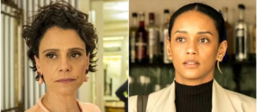 Vit&oacute;ria ajuda L&iacute;dia a armar emboscada para Tales em 'Amor de M&atilde;e'. (Reprodu&ccedil;&atilde;o/TV Globo)