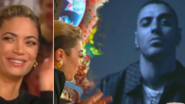 Elodie durante l'intervista concessa a Daria Bignardi.