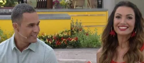 Fabricio Battaglini e Patr&iacute;cia Poeta comandam o 'Mais Voc&ecirc;'. (Reprodu&ccedil;&atilde;o/TV Globo)
