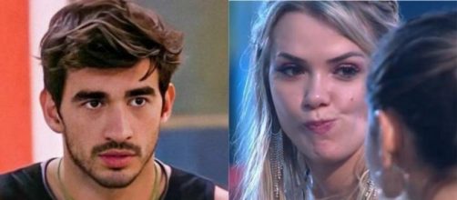 Guilherme &eacute; o novo l&iacute;der do 'BBB20', enquanto Marcela est&aacute; no pared&atilde;o. (Fotomontagem)
