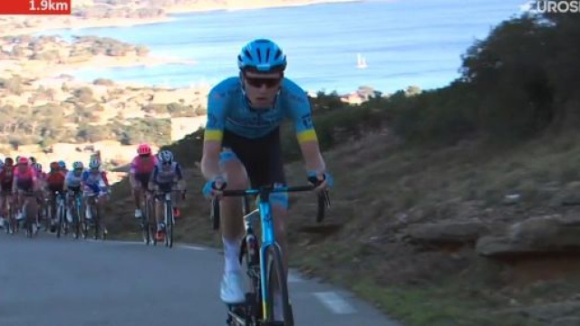 L'attacco di Alexander Vlasov nella seconda tappa del Tour de la Provence