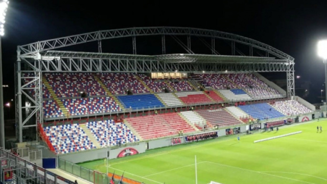 Lo stadio comunale "Ezio Scida" di Crotone