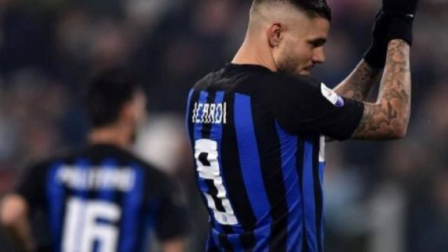 Mauro Icardi, nella foto con la maglia dell'Inter.