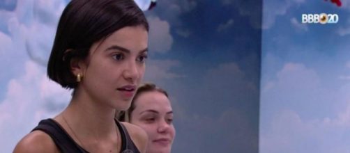 Manu conversa com sisters no quarto c&eacute;u. (Reprodu&ccedil;&atilde;o/Globoplay)