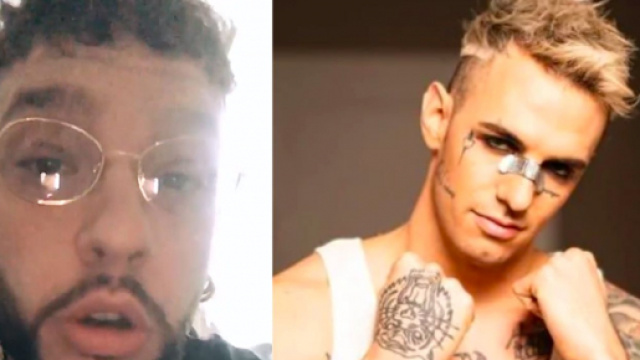 Rasty Kilo a sinistra, Achille Lauro a destra.