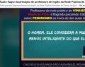 Professora é alvo de processo disciplinar após falar sobre feminismo em sala de aula