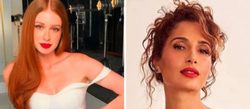 Elenco da novela Bel&iacute;ssima hoje em dia. ( Fotomontagem )