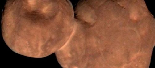 Imagen del asteroide llamado Arrokoth.