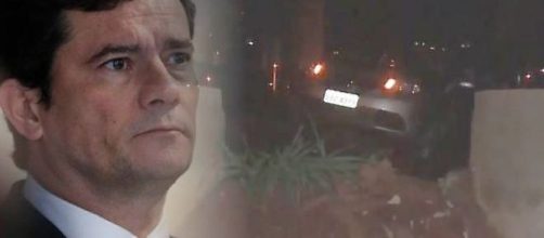 Sobrinha do ministro Sergio Moro foi rendida e levada por assaltantes. (Fotomontagem/Reprodu&ccedil;&atilde;o/ RIC Record TV))