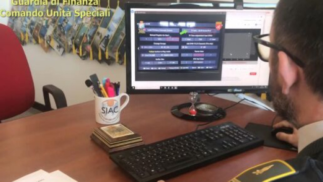 Abbonamenti pirata, maxi operazione della Guardia di Finanza in tutta Italia.