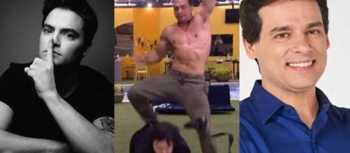 BBB: As duas personalidades se manifestaram sobre a suposta agress&atilde;o de Petrix. (Foto: Instagram/@felipeneto/ Globo/ Instagram/@celsoportiolli).