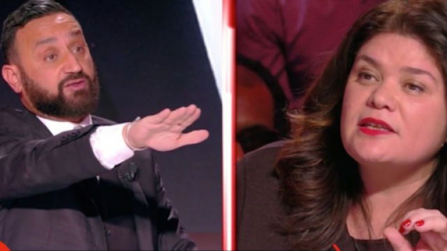 BTP : Raquel Garrido se clashe avec Cyril Hanouna. Credit: Capture/C8