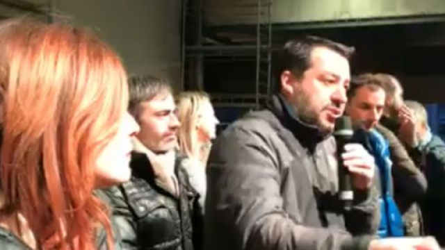 Matteo Salvini parla del Festival di Sanremo, durante la Festa di ringraziamento della Lega in Emilia Romagna. Blasting News