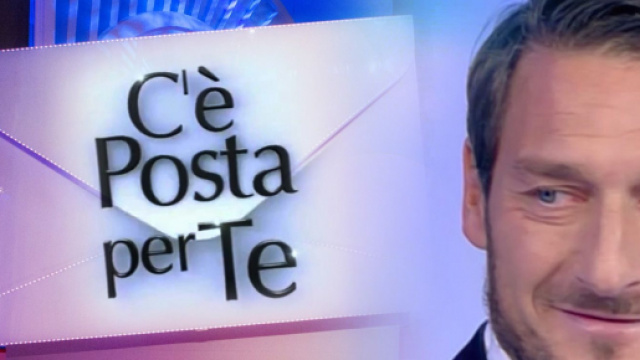 Anticipazioni C'&egrave; Posta per Te: Francesco Totti e Massimo Ranieri ospiti nella puntata del 22 febbraio.