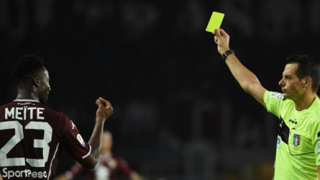 La lista dei diffidati per la prossima giornata di serie A