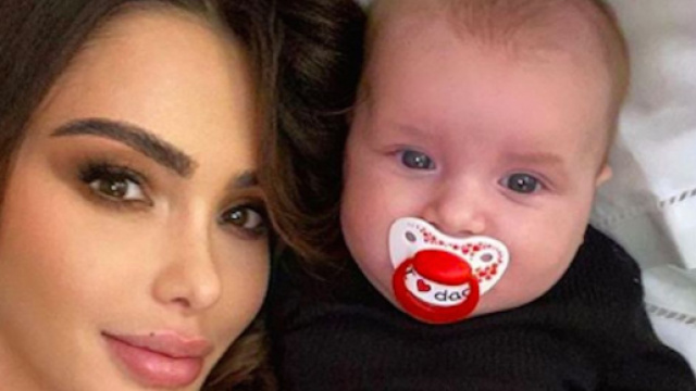 Nabilla passe une journ&eacute;e c&acirc;lins avec son fils Milann. Credit : Instagram nabilla