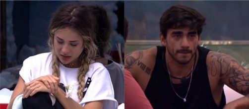 Guilherme faz Gabi chorar ap&oacute;s declara&ccedil;&atilde;o sobre Bianca e se arrepende. (Fotomontagem)