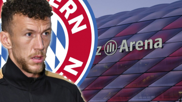 L'esterno croato Ivan Perisic di propriet&agrave; dell'Inter, quest'anno in prestito al Bayern Monaco