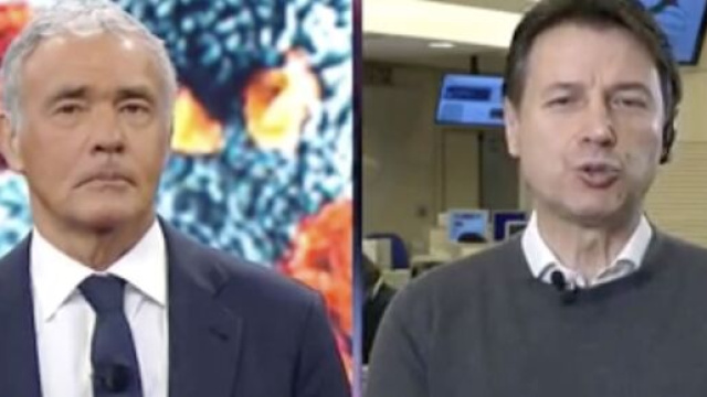 Il premier Conte risponde alle accuse di Salvini sul coronavirus in diretta da Giletti.