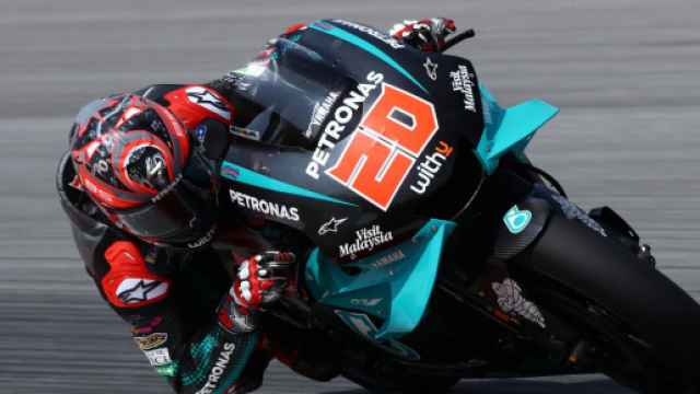 Primi test invernali della Motogp , davanti a tutti Fabio Quartararo.