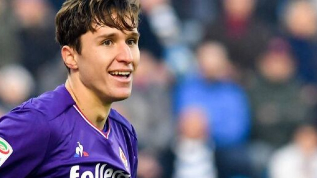 Federico Chiesa, centrocampista della Fiorentina.