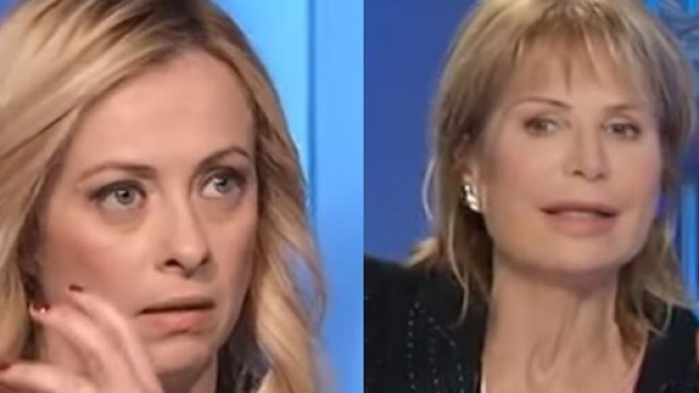 Giorgia Meloni e Lilli Gruber protagoniste di un botta e risposta.