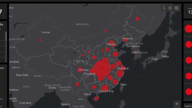 La mappa in tempo reale della diffusione del coronavirus ci aiuta a capire l'entit&agrave; dell'emergenza.