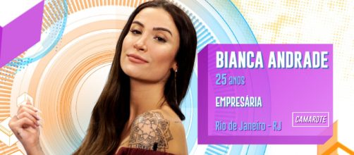 Bianca Andrade &eacute; entrevistada ap&oacute;s ser eliminada do 'Big Brother Brasil 20'. (Reprodu&ccedil;&atilde;o/TV Globo)