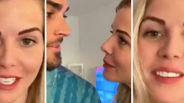 Thibault clashe Jessica sur ses nouveaux sourcils : 'On dirait Robert Pattinson'. Credit : Capture Snapchat/jessicathivenin